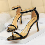 FASHION OPEN TOE WORD SANDALS HIGH HEELS_CWSHH0034