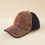 RHINESTONE BASEBALL CAP STYLISH AND SHINY CWAH1398