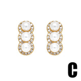 MINIMALIST PEARL BOW EARRINGS_CWAJE0990