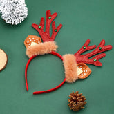 CHRISTMAS DEER ANTLER HEADBAND WITH EARS_CWAHA2738