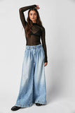 Street-Style American Wide-Leg Casual Jeans