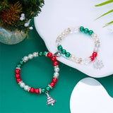 CHRISTMAS SNOWFLAKE PENDANT MAGNETIC BRACELET_CWAJE2387