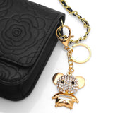 CREATIVE DIAMOND INLAID RAT KEYCHAIN PENDANT_CWAJE0958