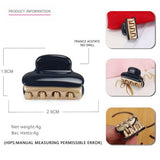 ACETATE GLOSSY BOARD SMALL MINI CLIP HAIRPIN_CWAHA4239