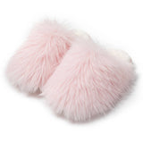 HOME FUR CAP TOE CANDY COLOR COTTON SLIPPERS_CWSHS0833