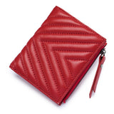 FASHION LEATHER EMBROIDERED SHORT FOLDING WALLET_CWAB3784