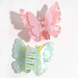 2024 NEW COLORFUL DOUBLE LAYER BUTTERFLY CLIP_CWAHA2198