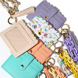 MACARON WALLET WITH ACRYLIC CLASP KEYCHAIN_CWAB4962