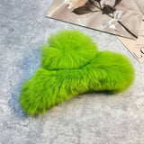 REX RABBIT FUR CLAWS ELEGANT MIXED COLOR CLIPS_CWASC1591