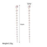 EXQUISITE PEARL ZIRCONIA 18K EARRINGS_CWAHA0906