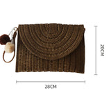 Women Casual Sand Clutche Crossbody Bag_Cwab0811