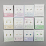 NATURAL STONE FOUR CLAW EARRINGS_CWAJE1070