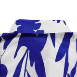 TEMPERAMENT PRINTED IRREGULAR LAPEL DRESS_CWDMD3655