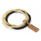 Cwaje4295_Natural Stone Beads Vintage Bracelet