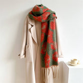 PRINT WINTER SCARF WARM THICK UNISEX SHAWL WRAP_CWASC0972
