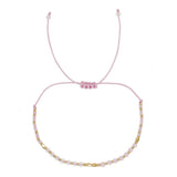 GRADIENT COLOR CRYSTAL FLAT BEAD BRACELET_CWMM3816