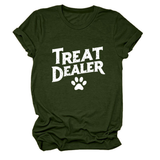 STYLISH CREW NECK SHORT SLEEVE TEE FOR WOMEN_CWDSD8365