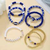 BRACELET 8 PIECE SET POLYMER CLAY BRACELET_CWMM3512