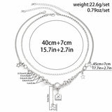 BEADED NECKLACE WITH STAR SHAPED PENDANT TASSELS_CWAJE1158