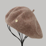 SIMPLE FRENCH BERET WITH LETTER B LOGO_CWAH1938
