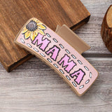 Western Cactus Sunflower Hair Claw Leather Clip_Cwasc1610