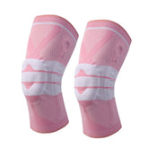 PINK SILICONE PAD KNEE BRACE WITH DUAL SPRINGS_CWMM7897