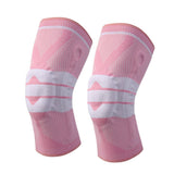 PINK SILICONE PAD KNEE BRACE WITH DUAL SPRINGS_CWMM7897