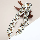 Vintage Bowknot Twilly Scarf For Hair Or Bag