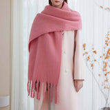Cwasc1577_Winter Solid Color Fashion Warm Scarf Shawl