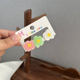 CHILDRENS BUNNY EAR BEAR 3 PACK FLOWER HAIRPINS_CWAHA1849