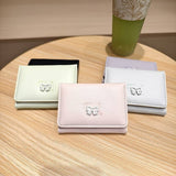 New Fresh Bow Mini 3-Fold Wallet For Women_Cwab06245