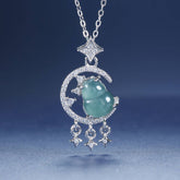 Sensory Fortune Star Moon Collarbone Chain