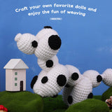 White Balloon Dog Doll Crochet Material Pack_Cwmm0820