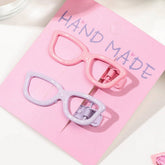 COLORFUL ENAMEL HAIR CLIP GRADIENT METAL DUCKBILL_CWAHA1640