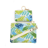 Womens Leather Coin Wallet With Bow And Wristlet_Cuab00436