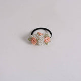 CUTE FLORAL PEARL HAIR TIE FOR SWEET GIRLS_CWAHA6878