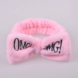 ALPHABET BOW FACE WASH HEADBAND_CWMM0726