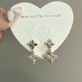 MICRO INLAID ZIRCON FLOWER EARRINGS_CWAJE1307