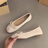 SILVER TWEED FLATS FOR WOMEN ELEGANT SPRING SHOES_CWSHF0115