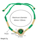 SET WITH COLORED ZIRCON BRACELET_CWAJE1040