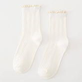 AUTUMN AND WINTER COLLEGE STYLE MID TUBE SOCKS_CWMS0980