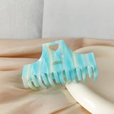 Striped Heart Acetate Claw Clip ? Summer_Cwaha07222