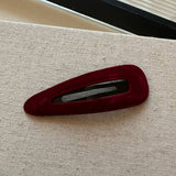 Velvet Triangle Hollow Bb Clip Chic Hairpin_Cwaha07970