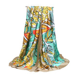 BANANA LEAF SCARF SUMMER BEACH WRAP SHAWL_CWASC0671