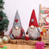 CHRISTMAS FACELESS OLD MAN ELF FIGURINE DECORATION_CWMM2918