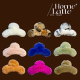 REX RABBIT FUR CLAWS ELEGANT MIXED COLOR CLIPS_CWASC1591