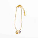 12 ZODIAC SIGNS ZIRCON HOROSCOPE RUNE BRACELET_CWAJE1611