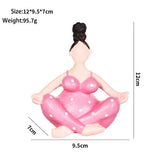 EUROPEAN YOGA GIRL RESIN DESK ORNAMENT_CWMM9882
