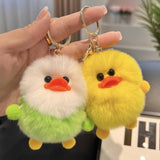 CUTE LITTLE YELLOW DUCK CAR KEYCHAIN BAG PENDANT_CWMM2505