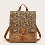 RETRO PRINT LARGE CAPACITY BACKPACK_CWAB2644